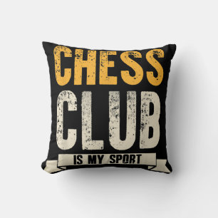 Coussin Cool Chess Player