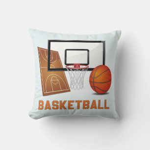 Coussin Cool et coloré Basketball éléments sportifs