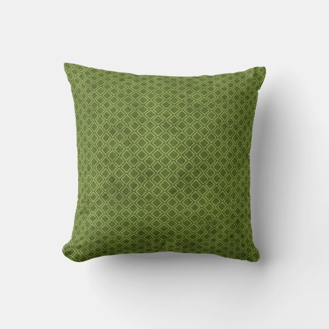 Coussin Cool Grunge Green Jacquard géométrique Motif (Recto)