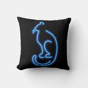 Coussin Cool Neon Cat