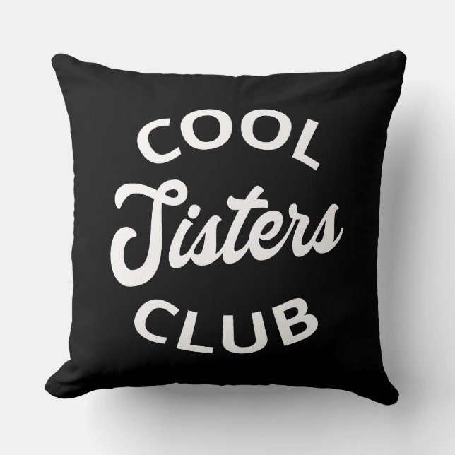 Coussin Cool Sisters Club I (Recto)