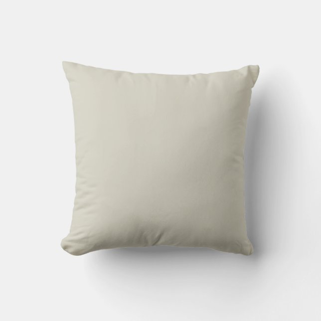 Coussin Coordonnées de couleur vive pâle Tan avec Gre vert (Recto)