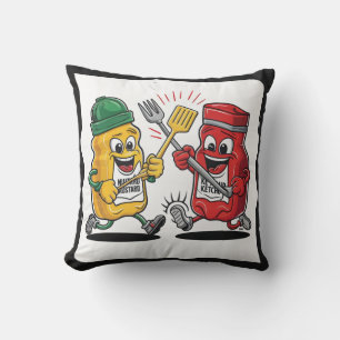 Coussin Copain Ketchup & Moutarde