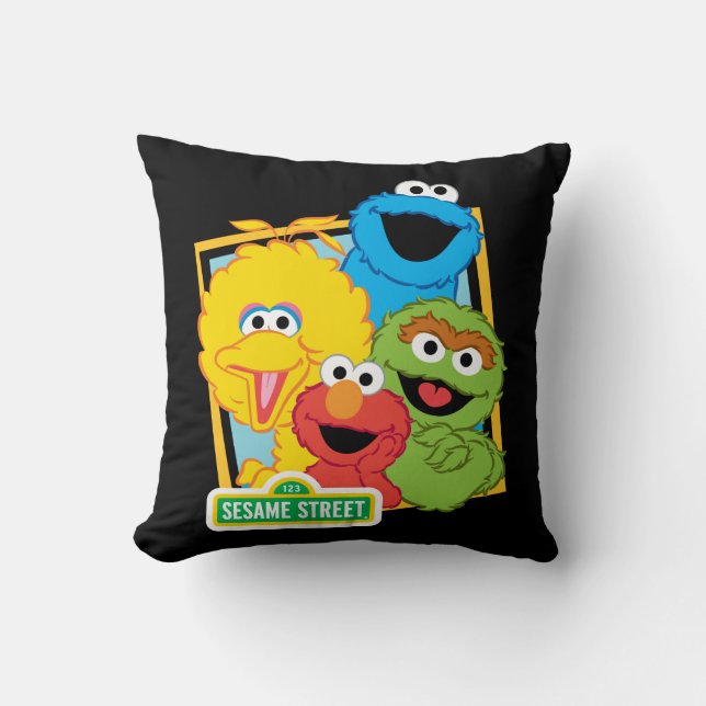 Coussin Copains de Sesame Street (Recto)