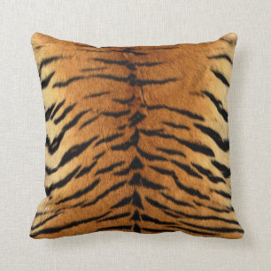 Coussin Copie de fourrure de rayure de tigre