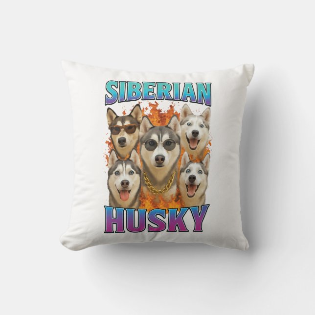 Coussin Copie de Husky sibérien (Recto)