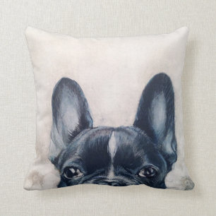 Coussin Copie originale de peinture de bouledogue françai