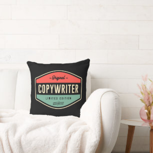 Coussin Copywriter Funny Titre du travail Profession