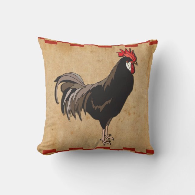 Coussin Coq (Recto)