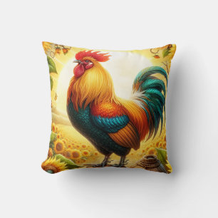 Coussin Coq