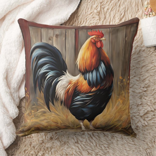 Coussin Coq Fermier - Majestic Glory Pillow (Couverture)