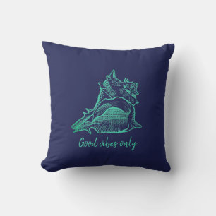 Coussin Coque de texte personnalisé double face