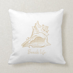 Coussin Coque de texte personnalisé double face