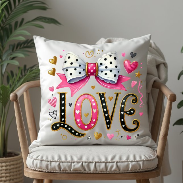 Coussin coquette amour du coeur (Créateur téléchargé)