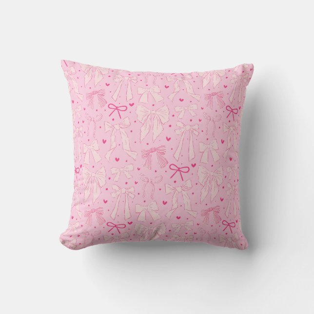 Coussin Coquette Baies roses (Recto)