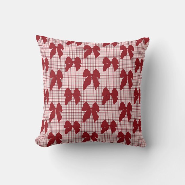 Coussin Coquette Christmas Bow (Recto)