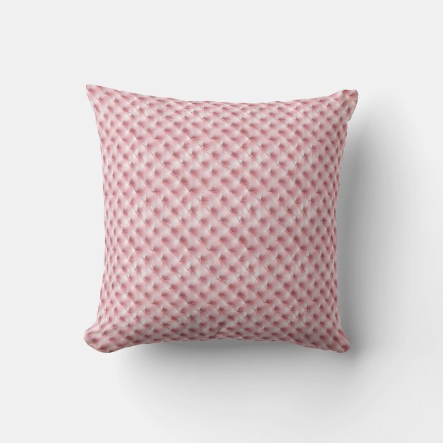 Coussin Coquette Diamant Rose Vintage (Recto)