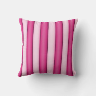 Coussin Coquette girly prépa rayée rose