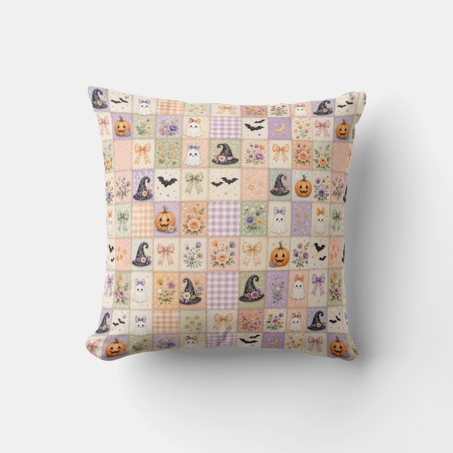 Coussin Coquette Halloween épouvantable (Recto)