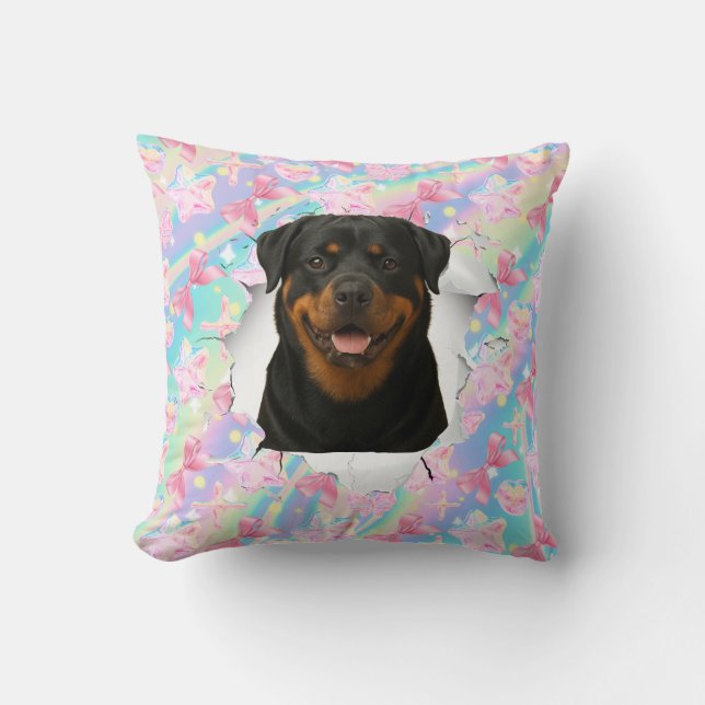 Coussin Coquette personnalisable pour animal de compagnie  (Recto)