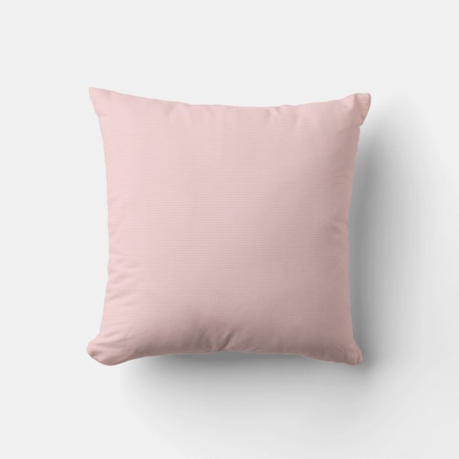 Coussin Coquette rayée rose vintage (Recto)