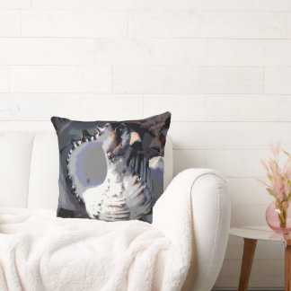 Coussin Coquillage rayé