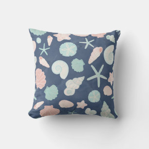 Coussin Coquillages Côtiers Plage & Design Océan