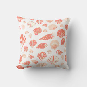 Coussin Coquillages Jolies Côtiers
