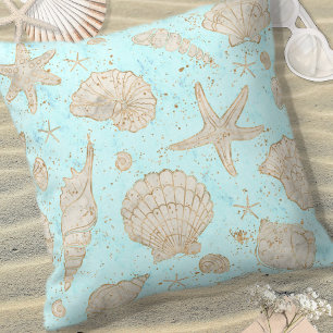 Coussin Coquillages Starfish Aquarelle ID782