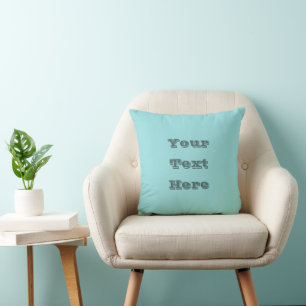 Coussin Coquille de Patelle Bleu Vert Saison Printanière C