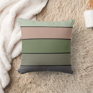 Coussin Coquilles de noix de pistache vert pêche violet ra