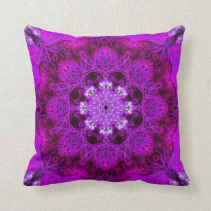 Coussin Corail magenta
