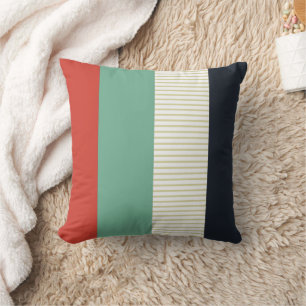 Coussin Corail, Menthe, Nuit & Crème   Simple et Élégant