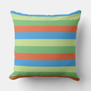 Coussin Coral Bleu Vert Grandes Modernes