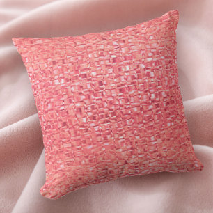 Coussin Coral Pink Glass Pillow