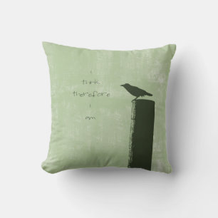 Coussin Corbeau