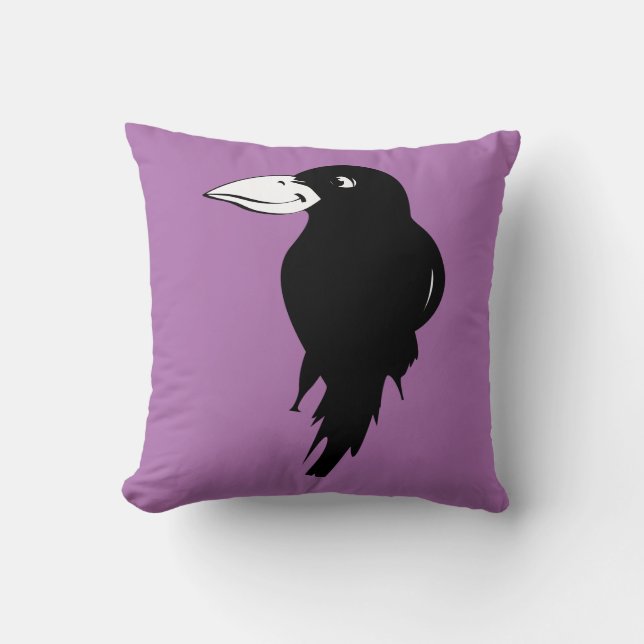 Coussin Corbeau (Recto)