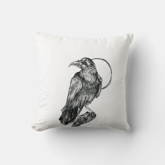 Coussin Corbeau Amical