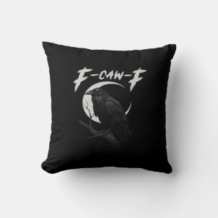 Coussin Corbeau Drôle Essentiel Créatif Décontracté