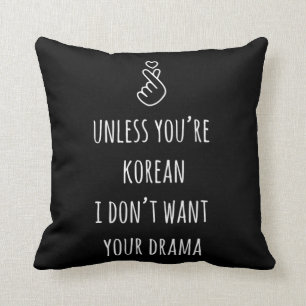 Coussin Coréen Drama Merchandise Kdrama Venin Merch
