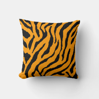 Coussin Corey Tiger 80s Vintage Néon Rayures Animales