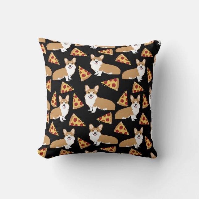 coussin Corgi Pizza (Recto)