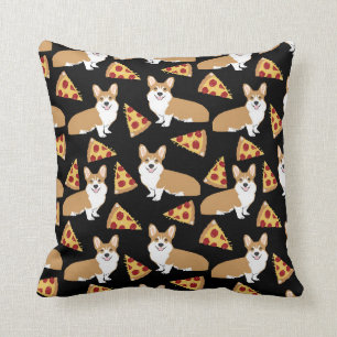 coussin Corgi Pizza