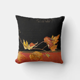 Coussin Cornucopia Hiver Harvest Feuilles Grenade raisin