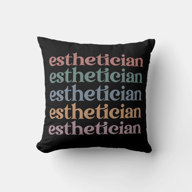 Coussin Cosmetologue esthétique (Recto)