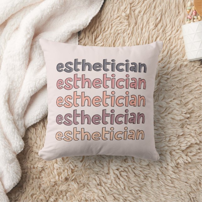 Coussin Cosmetologue Esthétique Beautician Cute (Couverture)