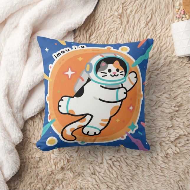 Coussin Cosmic Catventure : Imau in Orbit (Couverture)