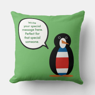 Coussin Costa Rica Perroquet M. Pingouin Personnalisé