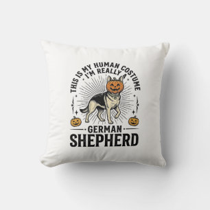 Coussin Costume de Halloween drôle pour chien de berger al