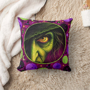 Coussin Costume de sorcière méchante pour fête d'Halloween